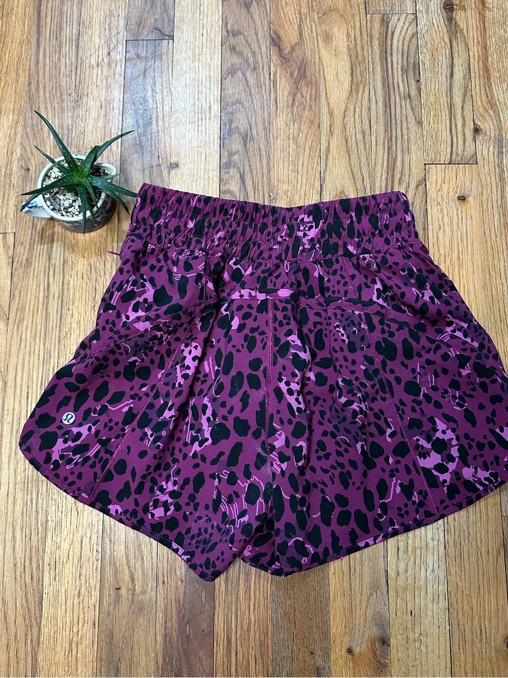 LULULEMON. Track That Shorts. Animal Print. Size 6.